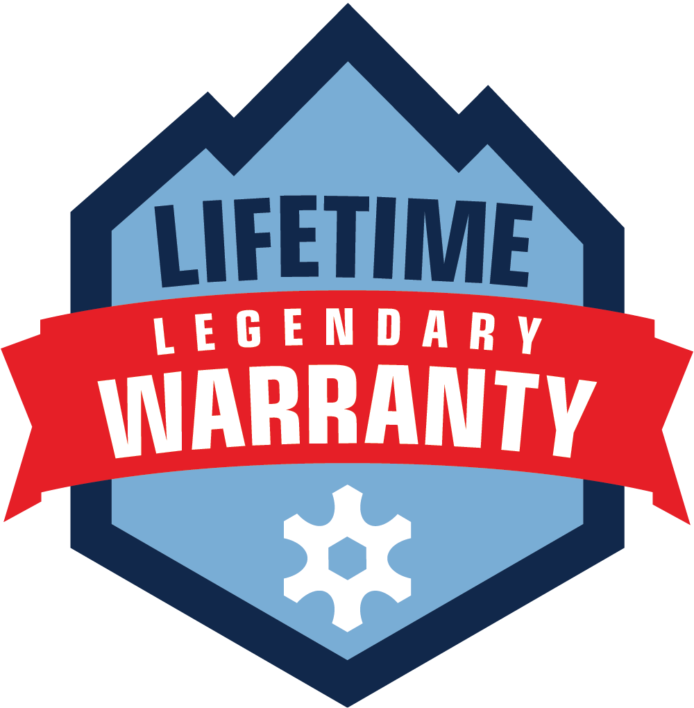 Legendary Lifetime Warranty Badge